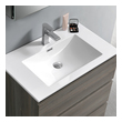 70 inch vanity top double sink Fresca Gray Wood
