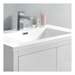 70 inch double sink vanity Fresca Glossy White
