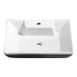 vanity counter top with sink Fresca White