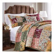 coverlet over duvet Greenland Home Fashions Quilt Set Multi