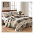 printed bedding sets Greenland Home Fashions Quilt Set Multi