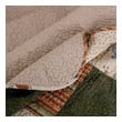 grey and beige blanket Greenland Home Fashions Accessory Blankets and Throws Multi