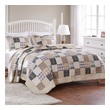 embroidered quilt Greenland Home Fashions Quilt Set Multi
