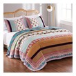 double coverlet set Greenland Home Fashions Quilt Set Multi