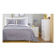 gray coverlet full Greenland Home Fashions Bedspread Set Stone Gray