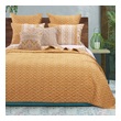best king size coverlet Greenland Home Fashions Quilt Set Gold