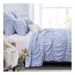 twin bed comforter set Greenland Home Fashions Quilt Set Blue