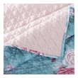 difference between a coverlet and quilt Greenland Home Fashions Quilt Set Turquoise Blue