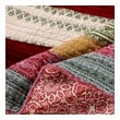 difference between coverlet and bedspread Greenland Home Fashions Quilt Set Cranberry