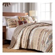 full quilt bedding Greenland Home Fashions Quilt Set Tan