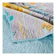 purple patchwork quilts Greenland Home Fashions Quilt Set Gray