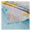 teal and pink throw Greenland Home Fashions Accessory Blankets and Throws Gray