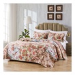 gray bedspreads king size Greenland Home Fashions Quilt Set Natural