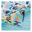 small soft blanket Greenland Home Fashions Accessory Blue
