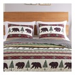 euro size pillow cases Greenland Home Fashions Sham Campfire