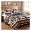 full bed comforter set white Greenland Home Fashions Quilt Set Campfire