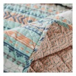 double pink and grey bedding Greenland Home Fashions Quilt Set Turquoise