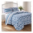 black quilt bedspread Greenland Home Fashions Quilt Set Blue