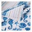 grey coverlet set Greenland Home Fashions Quilt Set Blue