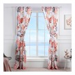 black curtains with white sheers Greenland Home Fashions Window Drapes and Window Treatments Coral