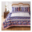 full size bed comforters sets Greenland Home Fashions Quilt Set Blue