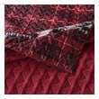 reversible full comforter set Greenland Home Fashions Quilt Set Quilts-Bedspreads and Coverlets Red