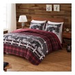 bedspreads full Greenland Home Fashions Quilt Set Red