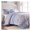king size patchwork quilt sets Greenland Home Fashions Quilt Set White
