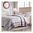 king patchwork quilts Greenland Home Fashions Quilt Set Quilts-Bedspreads and Coverlets Sky