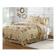 difference between duvet comforter and quilt Greenland Home Fashions Quilt Set Multi