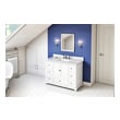 rustic double sink vanity Hardware Resources Vanity White Contemporary