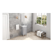 vanity unit with countertop basin Hardware Resources Vanity Grey Transitional