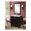 dark grey vanity bathroom ideas InFurniture Dark Brown