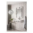 cheap bathroom vanities with tops James Martin Floating Console Brushed Nickel Modern