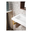 40 inch vanity with sink James Martin Floating Console Radiant Gold Modern