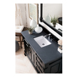 small bathroom vanity with sink James Martin Vanity Antique Black Transitional