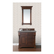 bathroom vanity with drawers only James Martin Vanity Warm Cherry Transitional