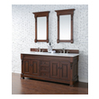 rustic bathroom vanities with tops James Martin Vanity Warm Cherry Transitional