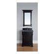 small double sink vanity James Martin Vanity Antique Black Transitional