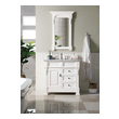 bathroom cabinet drawer James Martin Vanity Bright White Transitional