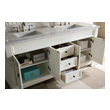 bathroom cabinet replacement James Martin Vanity Bright White Transitional