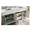 used bathroom cabinets   James Martin Vanity Bright White Transitional