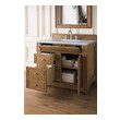 wood bathroom countertops ideas James Martin Vanity Saddle Brown Transitional