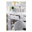 small bathroom vanity with sink James Martin Vanity Bright White Transitional
