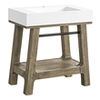 furniture vanity sink James Martin Sink Console Weathered Timber Rustic
