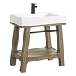 furniture vanity sink James Martin Sink Console Weathered Timber Rustic