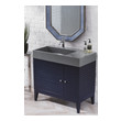 retro bathroom vanities James Martin Vanity Victory Blue Modern