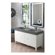 bathroom vanity ideas double sink James Martin Vanity Glossy White Modern