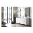 oak bathroom furniture sets James Martin Vanity Glossy White Modern
