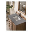 double sink bathroom vanity with storage tower James Martin Vanity Driftwood Transitional